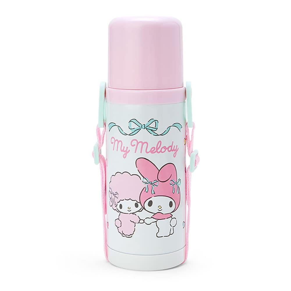 サンリオ(SANRIO) 子供用 水筒 380ml キッズ2WAYステンレスボトル マイメロディ 保温・保冷両用 名前シ..