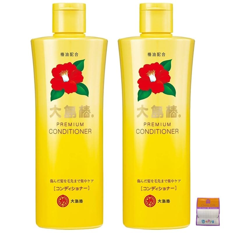 【2個セット】大島椿 プレミアムコンディショナー 300ml×2個（傷んだ髪用 椿油配合）ちょっとギフト付