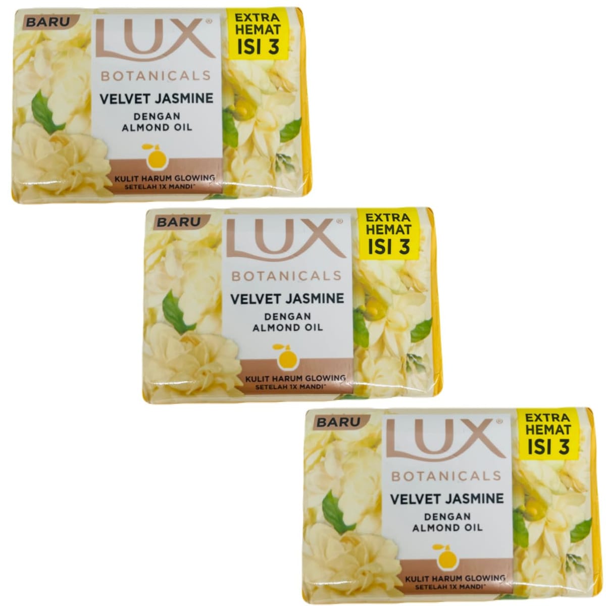 ラックス ボタニカルズ ベルベットジャスミン アーモンドオイル入り 固形石鹸 100g×3個セット LUX BOTA..