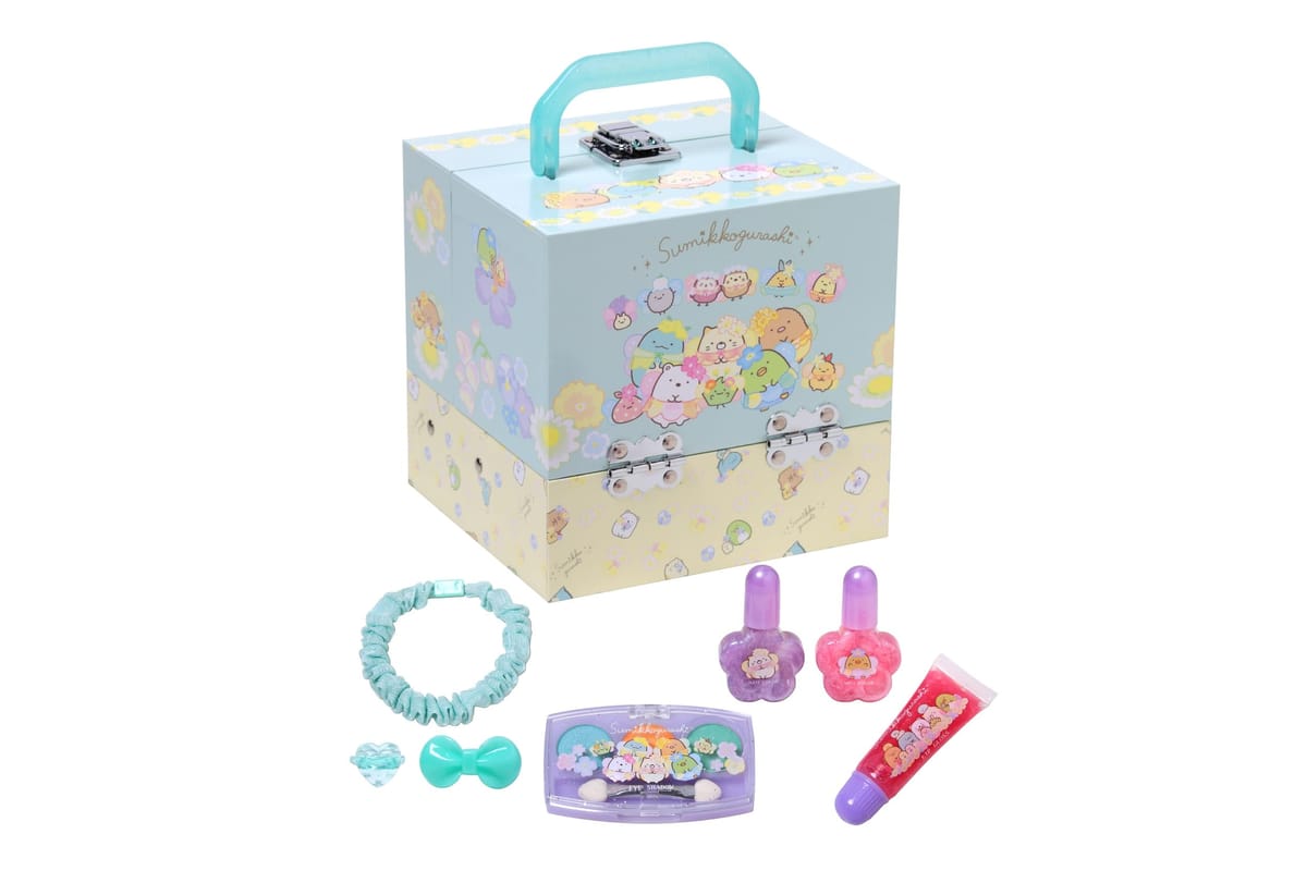 レイス(Race) すみっコぐらし ミニバニティメイクボックス ミントグリーン 6才以上 コスメ アクセサリ..