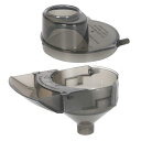 Aquaflosser 2個 交換部品 Baby Brezza Formula Pro Advanced FRP0046 交換用漏斗とカバーと互換性がありますグレー、グレー、じょうご01