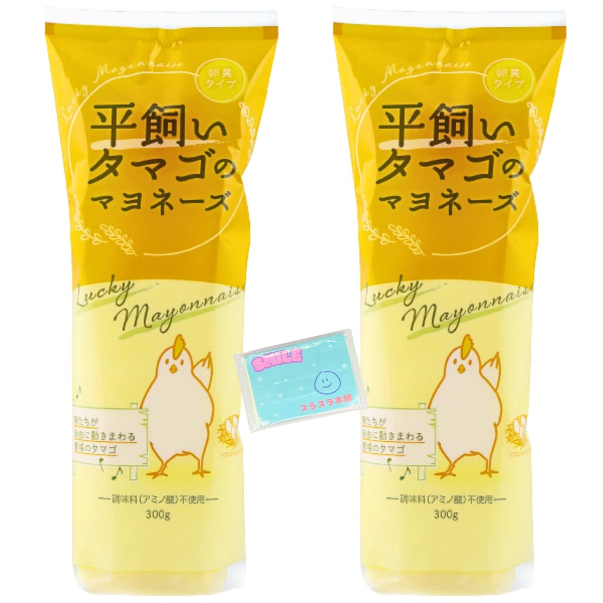 Monolog Style 丸和油脂 平飼いタマゴのマヨネーズ 300g ×2個セット ★スラスラ本舗オリジナルポケットティッシュ付き★