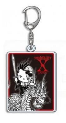 [サンリオ] X JAPAN YOSHIKI yoshikitty（ヨシキティ）アクリルKH ドラゴン グッズキーホルダー(3)