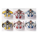 タカラトミーアーツ ホビーガチャ SW ジェダイ・インターセプター × 全6種セット フルコンプ ガチャガチャ カプセルトイ