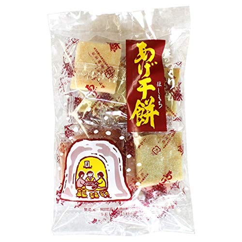 原産地 秋田県増田 米と雪の国東北の農村で古来保存食として伝えられた ものに、さらに新らしい吟味を加え、 厳寒も寒吹雪にさらして仕上げた絶品です。 原材料名/もち米、米油、食塩、着色料(ラック、クチナシ) 内容量/100g 保存方法/直射日...