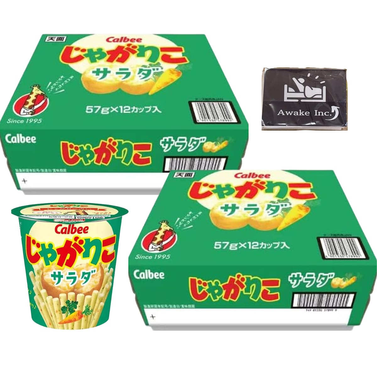 コストコ カルビー じゃがりこ 大容量 業務用 パック サラダ味 57g 24個 Awake