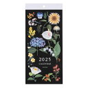 ナカバヤシ カレンダー 2025 花イラストタイプ