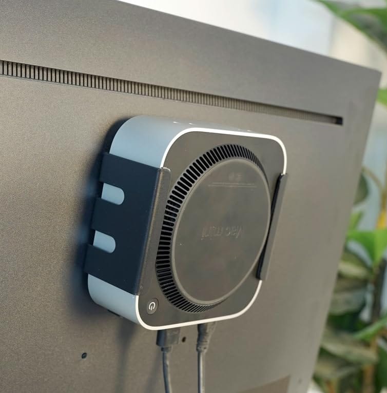 For Mac Mini M4 マウント デスク下マウント 壁掛けスタンド