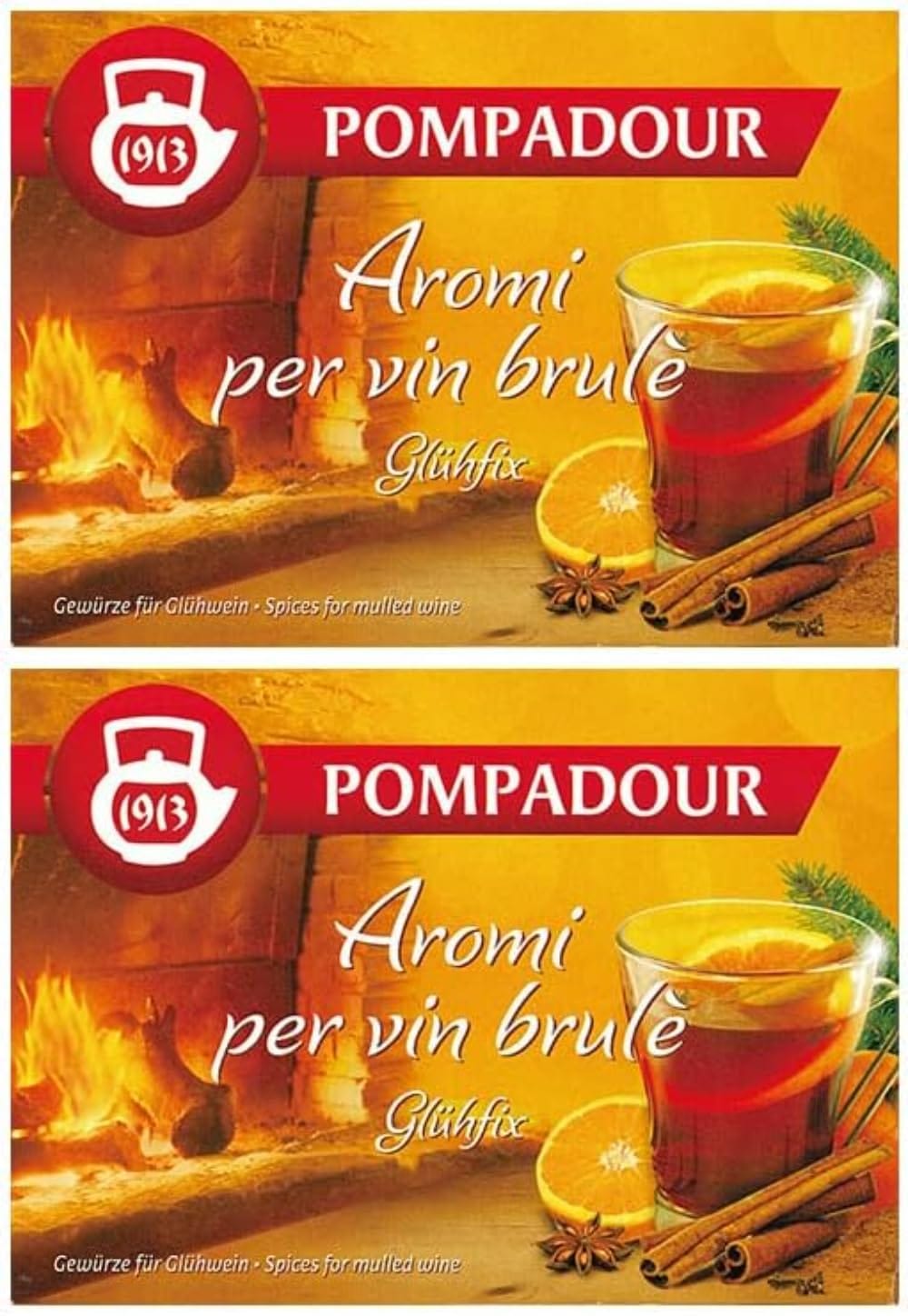 ポンパドール グリュー ホットワイン用 1箱15パック入り 2個セット