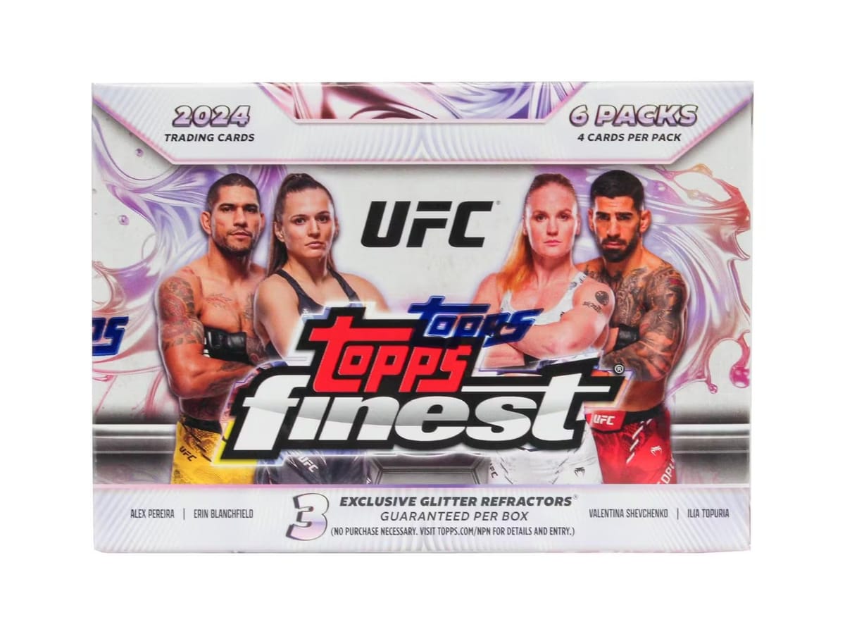2024年 Topps Finest UFC ブラスター トレーディングカードボックス 6個パック