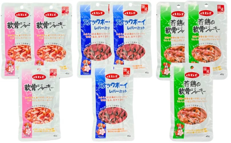 デビフ 国産スナック 3種アソートセット 【(1)スナックボーイ レバーカット(2)軟骨ジャーキー(3)若鶏の..