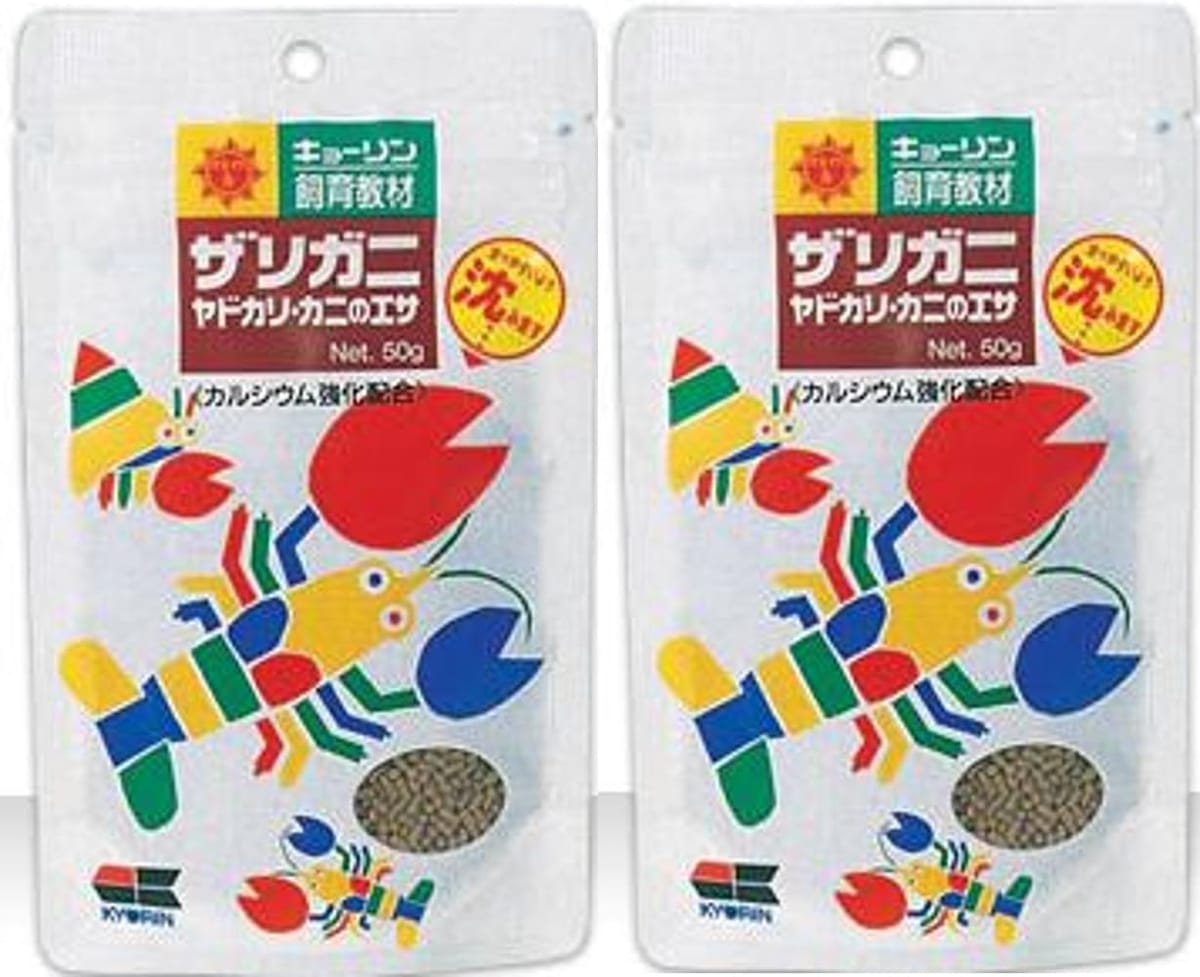 【2個セット】ひかり ザリガニのえさ 50g