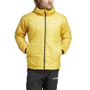 adidas(アディダス) M TERREX XPERIOR VARILITE インサレーション パデッドジャケット キャンプ・トレッキング ウェア コート BWF01 (IB1094)プリラブドイエロー J/L