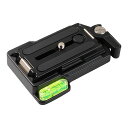 Morisho クイックシュー 三脚 雲台 カメラ プレート 小型 アダプター スペア 水準器 ベルボン QRA-635L II 互換