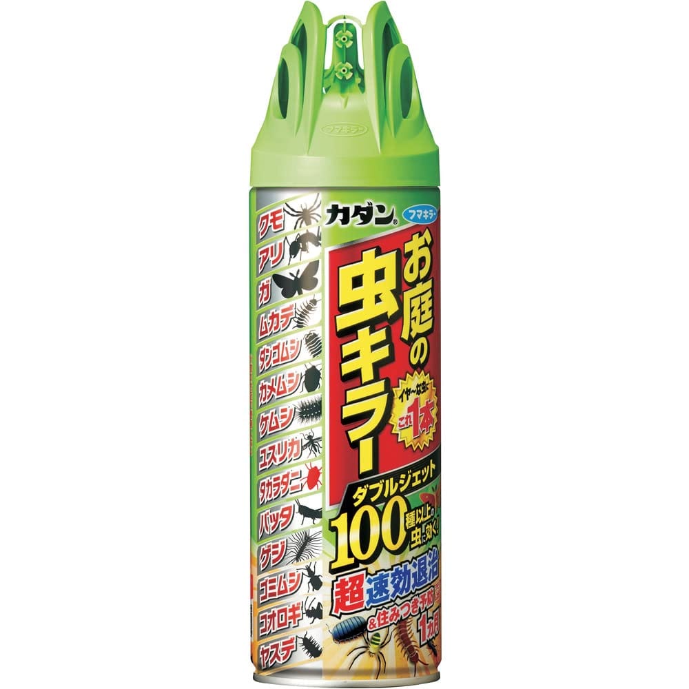 フマキラー カダン 殺虫 駆除 庭用 虫キラー ダブルジェット スプレー 480ml
