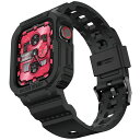 amBand (アムバンド) MF バンド付きスポーツケース Apple Watchシリーズ9/8/7(41mm)/シリーズSE2/SE/6/5/4 (40mm)/シリーズ3(38mm)に対応 ユニセックス フラワー