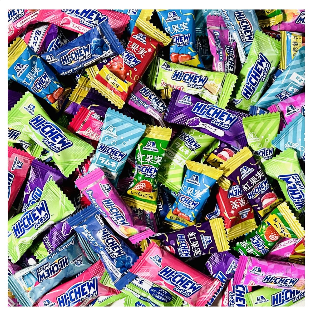 ハイチュウ/ 12種以上 詰め合わせ アソートセット 計120個 食べ比べ 大容量 業務用 グリーンアップル ストロベリー グレープ ラムネ デザートミックス ファンタジーミックス 紅果実