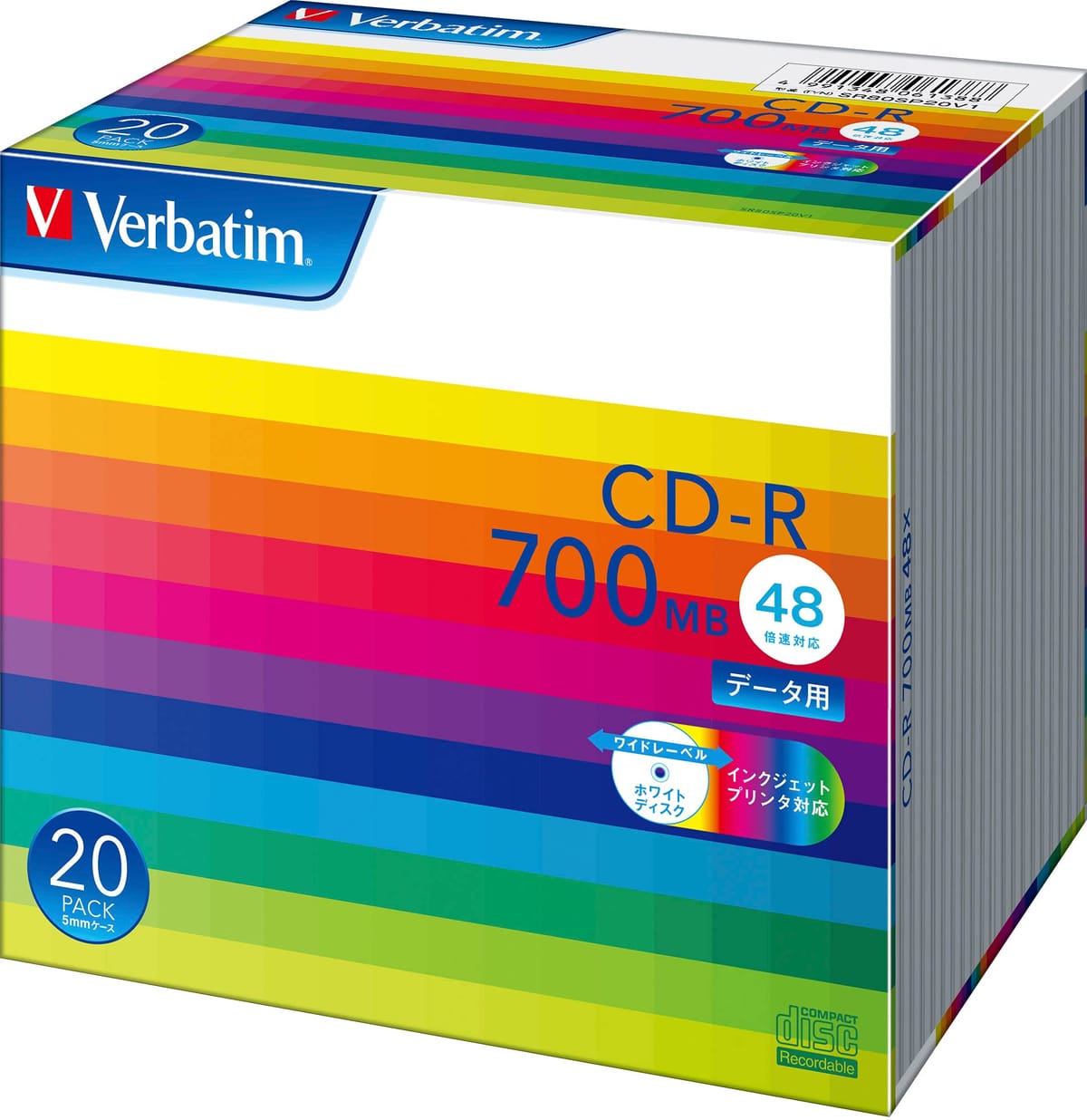 С٥ॸѥ(Verbatim Japan) 1Ͽ CD-R 700MB