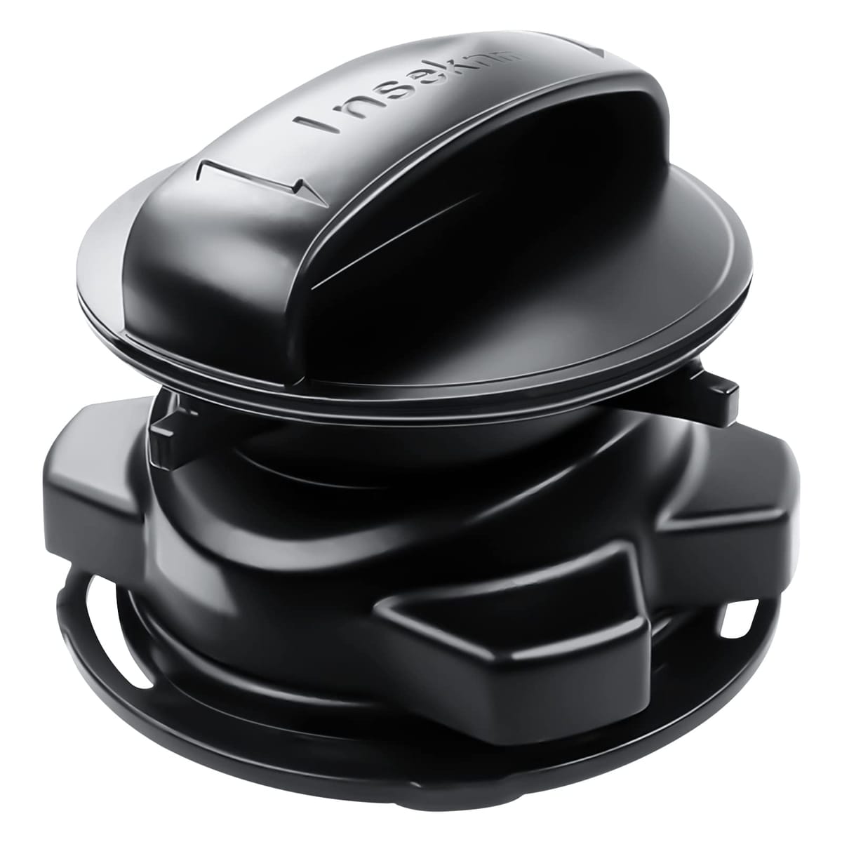 Inseknm ゴミ処理75257 磁気ストッパー、カバーコントロール&プロカバーコントロールバッチフィードディスポーザー、ブラックABSプラスチック