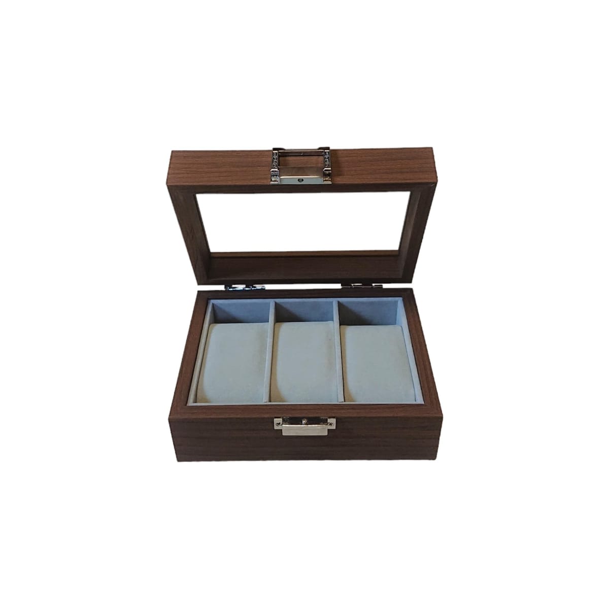 時計ケース 木製 茶木 腕時計 収納ケース ボックス ウォッチ コレクション 腕時計ボックス ガラス窓 窓付き ディスプレイ メンズ レディース【Manaheart】