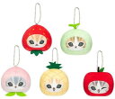 Parade mofusand もぎたてにゃん おかおぬいぐるみ× 全5種セット フルコンプ ガチャガチャ カプセルトイ