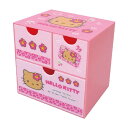 ケイカンパニー(K Company) サンリオキャラクターズ キャラチェスト ハローキティ ピンク CCH10-KTP H14.7×W15×D12.1cm