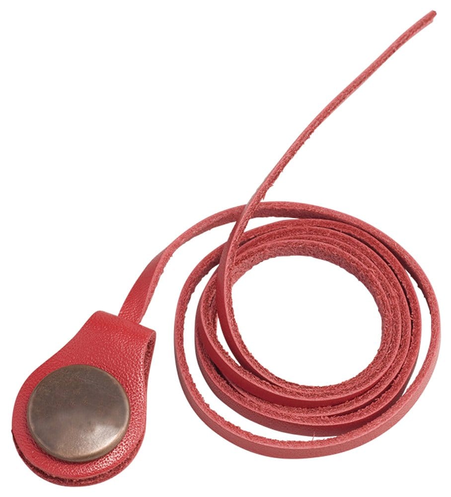 柘製作所(tsuge) ロールミーアップ・ポーチストラップ レッド #78307