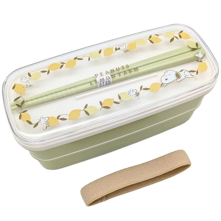 カミオジャパン スヌーピー 2段ランチボックス レモンファーム お弁当箱 べんとう箱 お昼 ランチ 207615