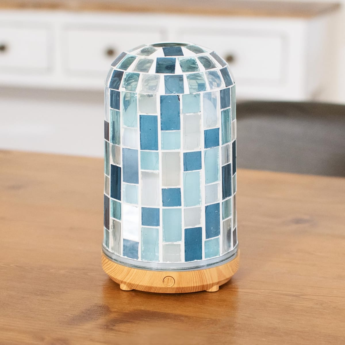 カレード アロマ アロマディフューザー 超音波振動式 モザイクガラス ガラスタイル Kaleido