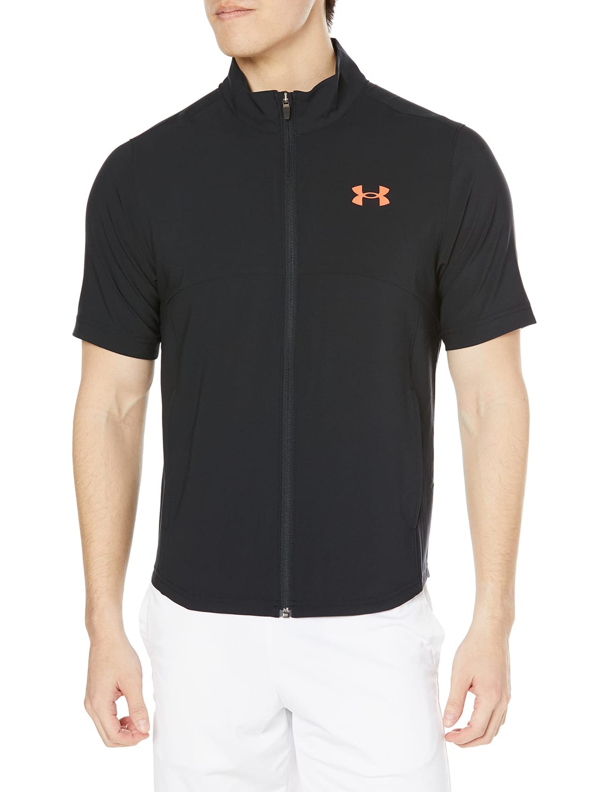 UNDER ARMOUR(アンダーアーマー) トレーニングウーブンアウターUAフレッシュウーブン ショートスリーブ フルジップ ジャケットメンズ