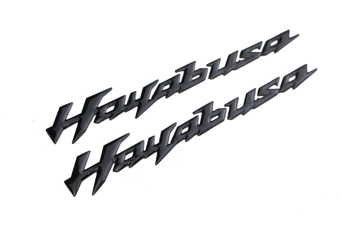 PRO-KODASKIN オートバイ 3D浮きエンブレムステッカー デカール スズキ ハヤブサ GSXR1300用 ブラック ..