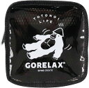 ごリラックス ととのい サ活 ポーチ ミニポーチ ブラック 入浴バッグ サウナ ゴリラックス GORELAX バス用品 お風呂 トイレタリー バッグ サ活