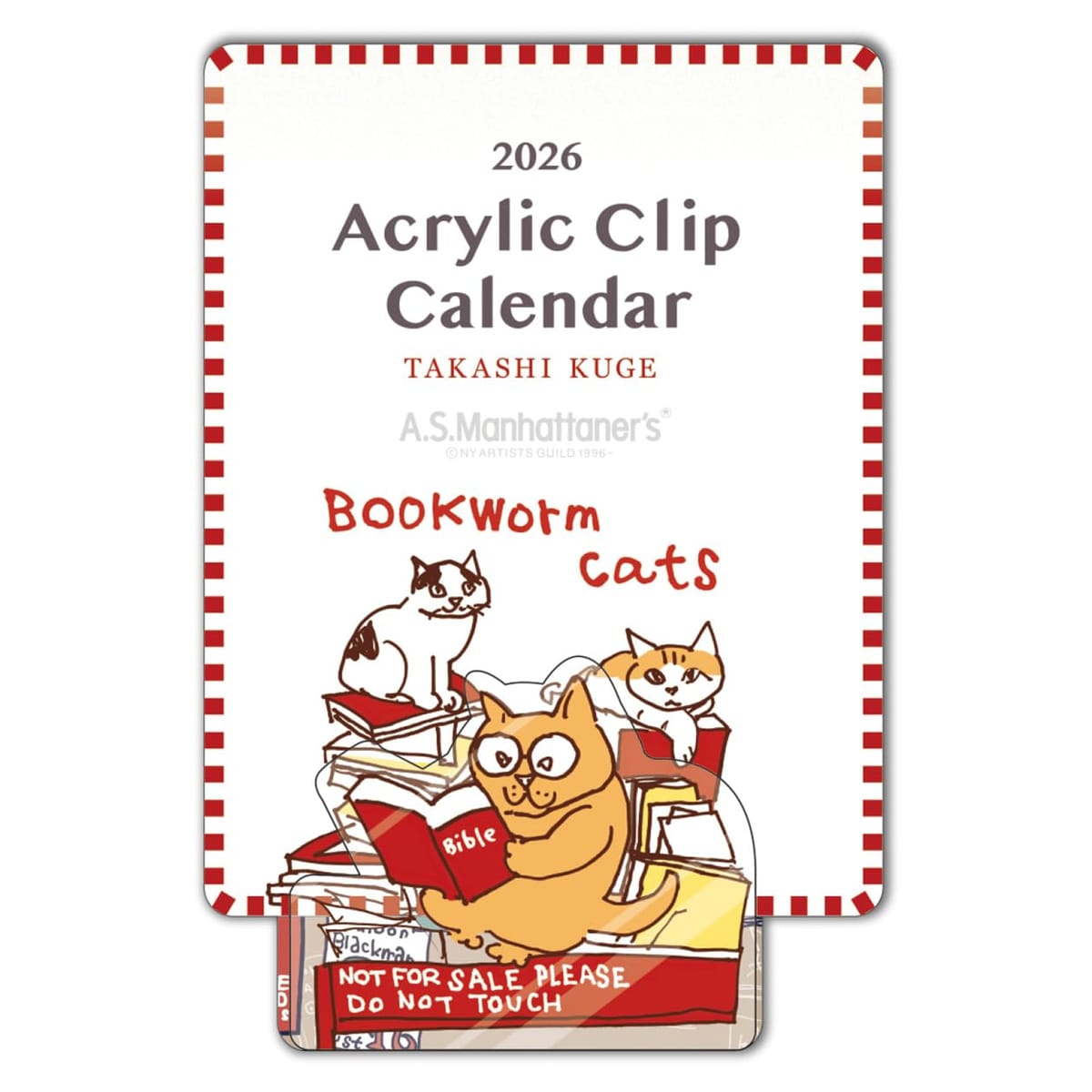 2026年カレンダー アクリルクリップカレンダー/kugetakashi