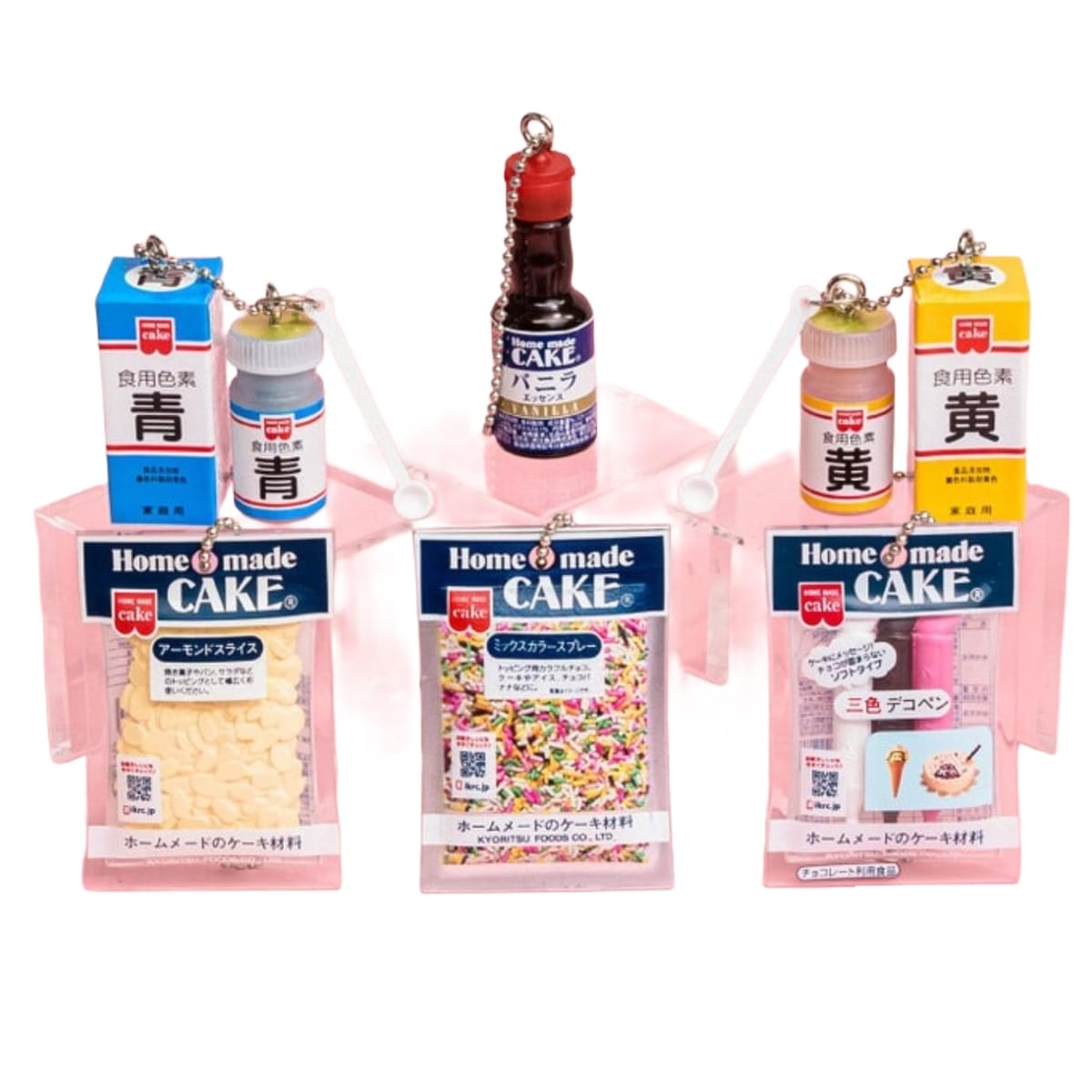 ケンエレファント共立食品 ミニチュアマスコット × 全5種セット 第2弾 フルコンプ ガチャガチャ カプセルトイ