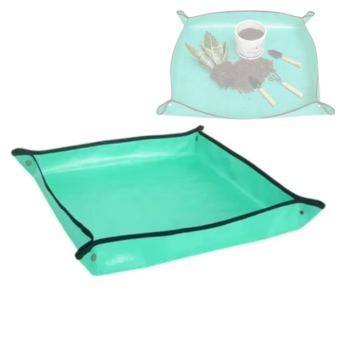 YOSHICA 園芸シート 園芸マット 室内園芸向け 床を汚さない 植え替えシート アガベ 多肉 塊根 DIY 作業..