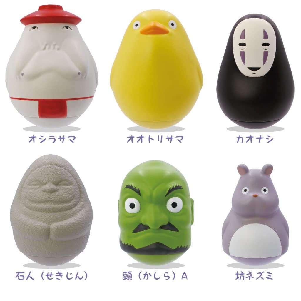 千と千尋の神隠し ぽってりゆらゆらおきあがりこぼし 6個入りBOX