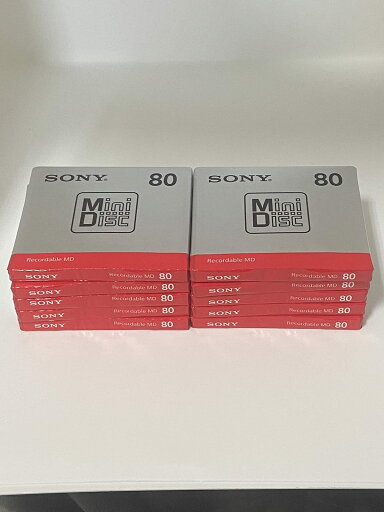 SONY 録音用ミニディスク MD 80分 10枚セット MDW80T SONY 録音用ミニディスク MD 80分 10枚セット MDW80T