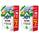 【2袋セット】P&G ジョイ W除菌 食器用洗剤 さわやか微香 詰め替え 930mL ×2袋 計1,820ml