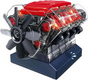 Amazing Toys Stemnex V8モデルエンジン | V8燃焼エンジンの独自の透明プラスチックモデルを構築 | 270コンポーネント
