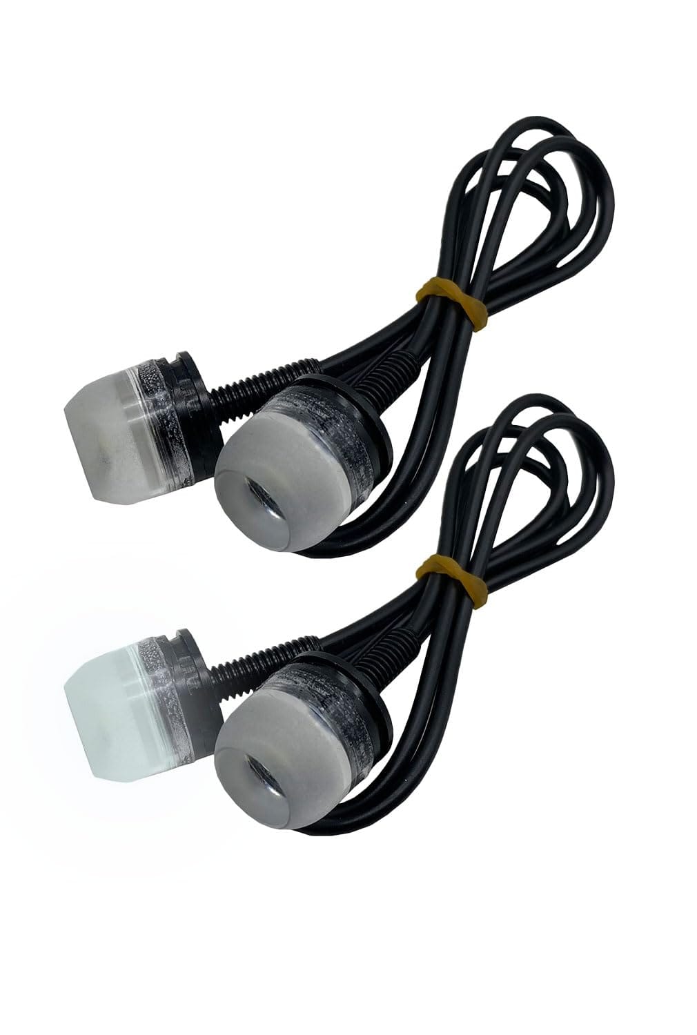 オンラインストアAZ バイク ウインカー LED 極小 高輝度 ミニ ナノ 小型 M6 自転車 ウィンカー バイクウインカー 4個セット 12v 汎用 (ホワイト)