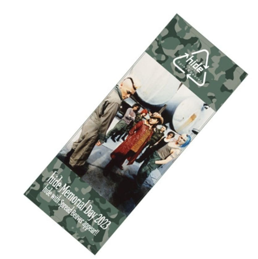 hide（ヒデ）X JAPAN hide Memorial Day 2023 hide with Spread Beaver appear!! フェイスタオル