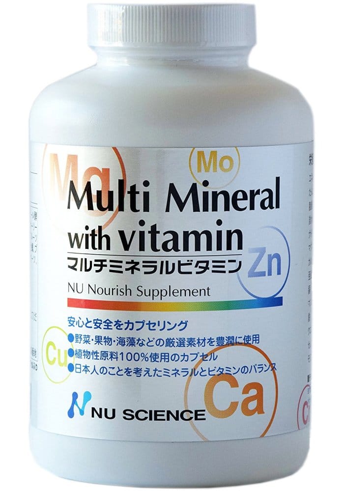 マルチミネラルビタミン（180カプセル）　ニューサイエンス社製