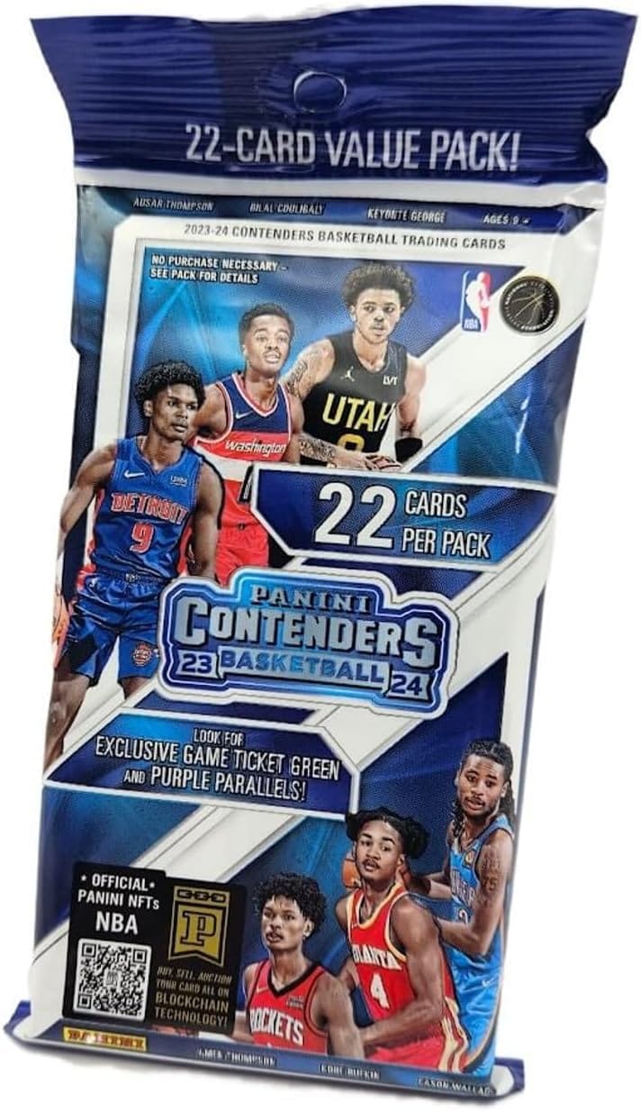 2023-24 Panini Contenders Basketball Fat Pack-パニーニ コンテンダーズ バスケットボール ファットパック [並行輸入品]
