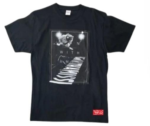 MAN WITH A MISSION マンウィズアミッション マンウィズ Tシャツ 深淵Tシャツ 5 ブラック L(3)