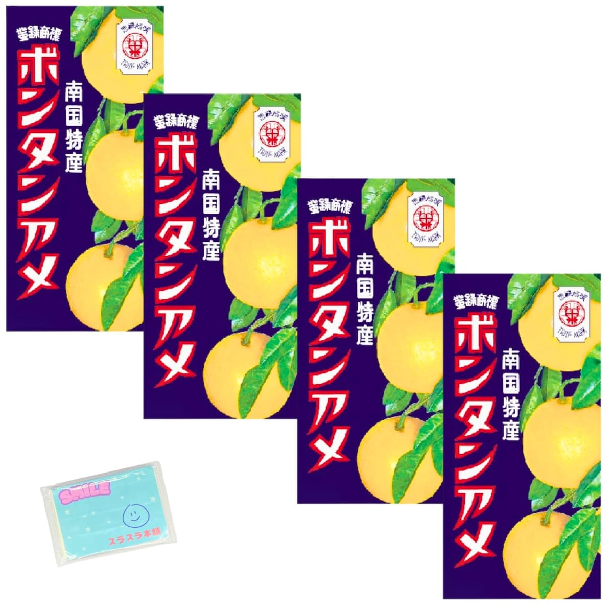 Monolog Style セイカ食品 ボンタンアメ 14粒 ×4個セット ★スラスラ本舗オリジナルポケットティッシュ..