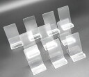 アクリルスタンド 展示スタンド アクリル 展示用 スタンド ディスプレイ 半透明 幅5.5cm 10個セット