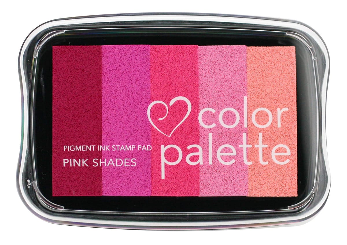 ツキネコ カラーパレット 5色コンビ ピンクシェイド 19977-505