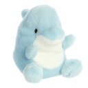 Aurora Adorable Palm Pals Clicks Dolphin Stuffed Animal - Pocket-Sized Fun - On-The-Go Play - Blue 5 Inches