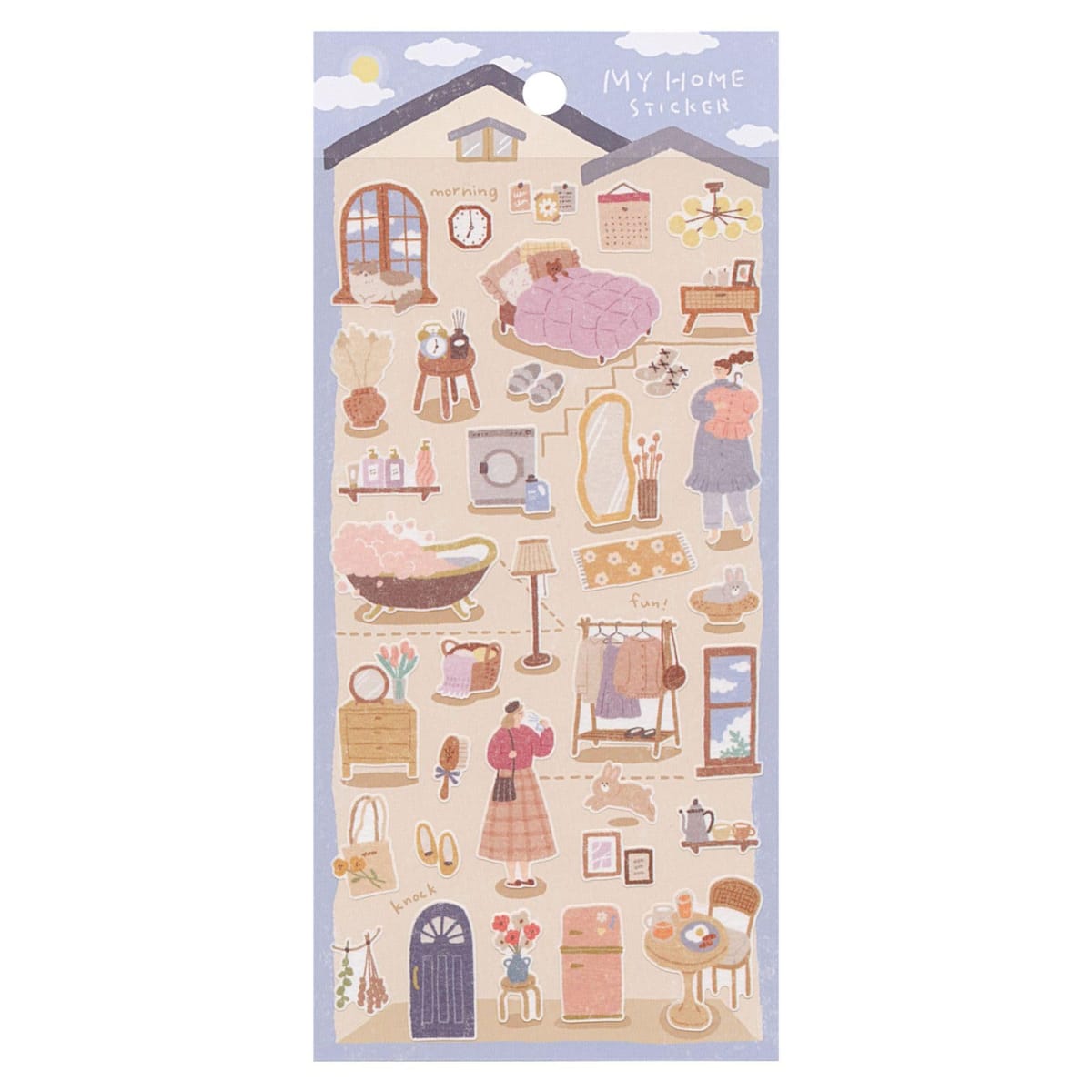 マイホームステッカー 【お着替えタイム】 82098