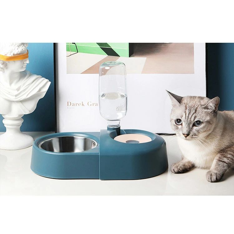 ペットボトル フードボウル 自動給水器 犬用 猫用 給餌器 操作簡単 ウォーターボウル いぬ キャット 自動補給 給水タンク 水飲み 猫用食器 食器スタンド 餌皿 エサ皿かわいい 食事台 食器台 ご飯台 エサ台 かわいい 餌入れ 2